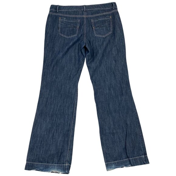 Tommy Hilfiger Woman's Denim Trouser Jeans Size 8 Straight-Leg Blue Cotton Blend - Picture 2 of 16